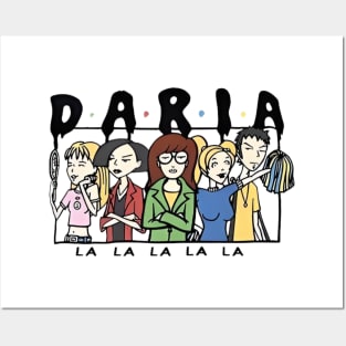 Daria ,la la la la Posters and Art